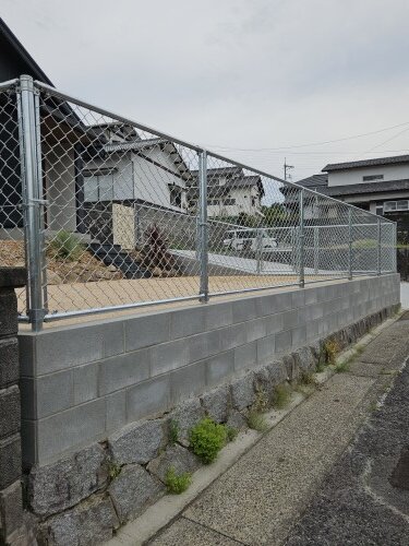牛野谷 ブロック工事