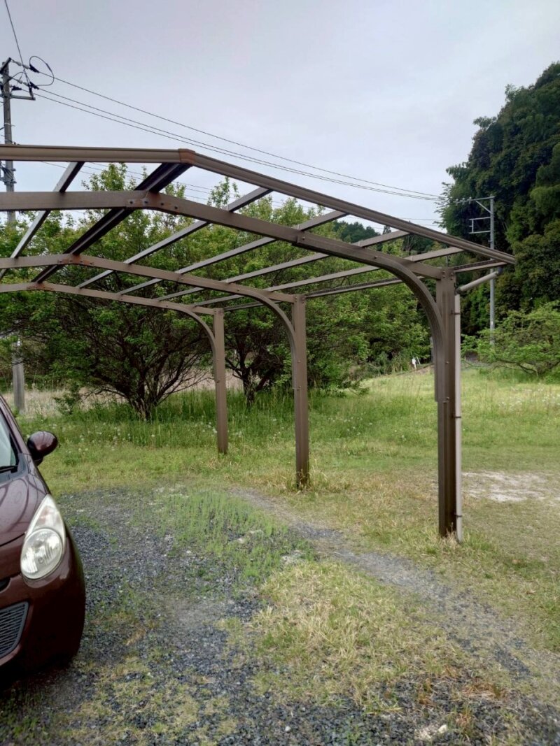 カーポート　修理前